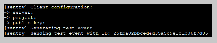 Sentry exceptions are not showing when php artisan sentry:test success ...