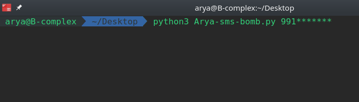 Arya-sms-bomb