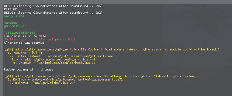 Various lua errors · Issue #45 · ckosmic/g64 · GitHub