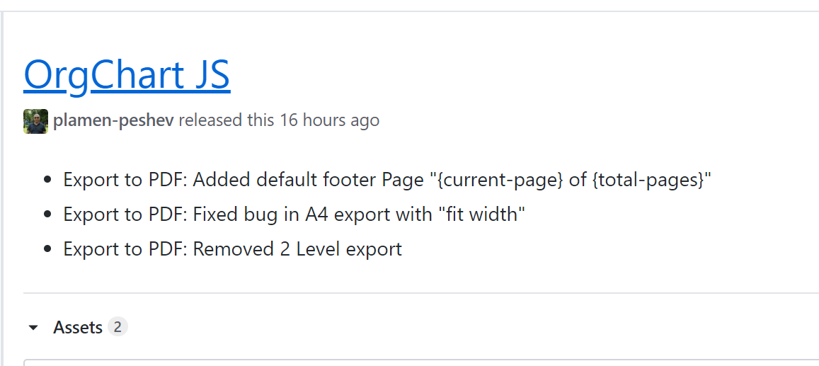 Level 2 export is removed · Issue #373 · BALKANGraph/OrgChartJS · GitHub