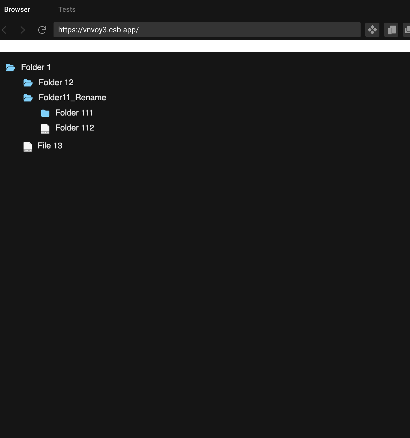 React Codesandbox React Codesandbox