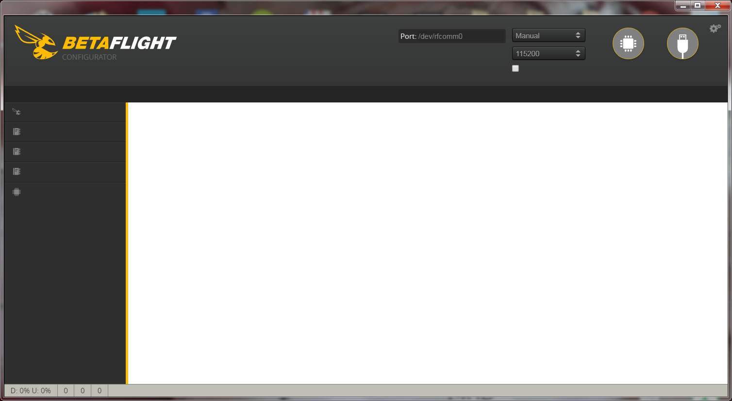 Configurator hang up since build #247 · Issue #1562 · betaflight ...