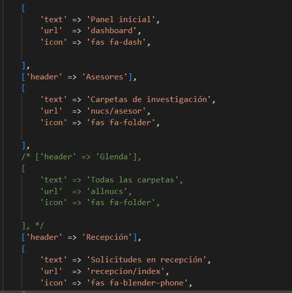 How can I organize the side menu by user type · Issue #1148 ...