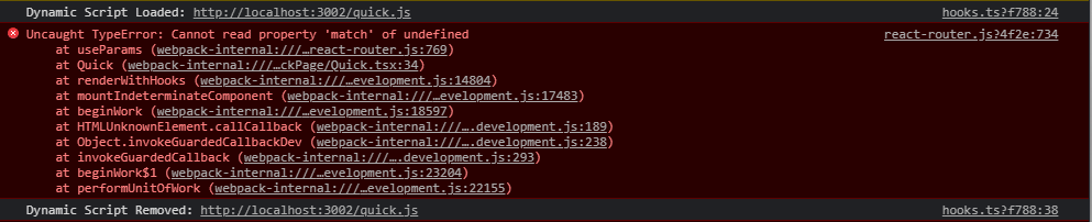 Can't use react-router hooks inside remote component · Issue #716 ...