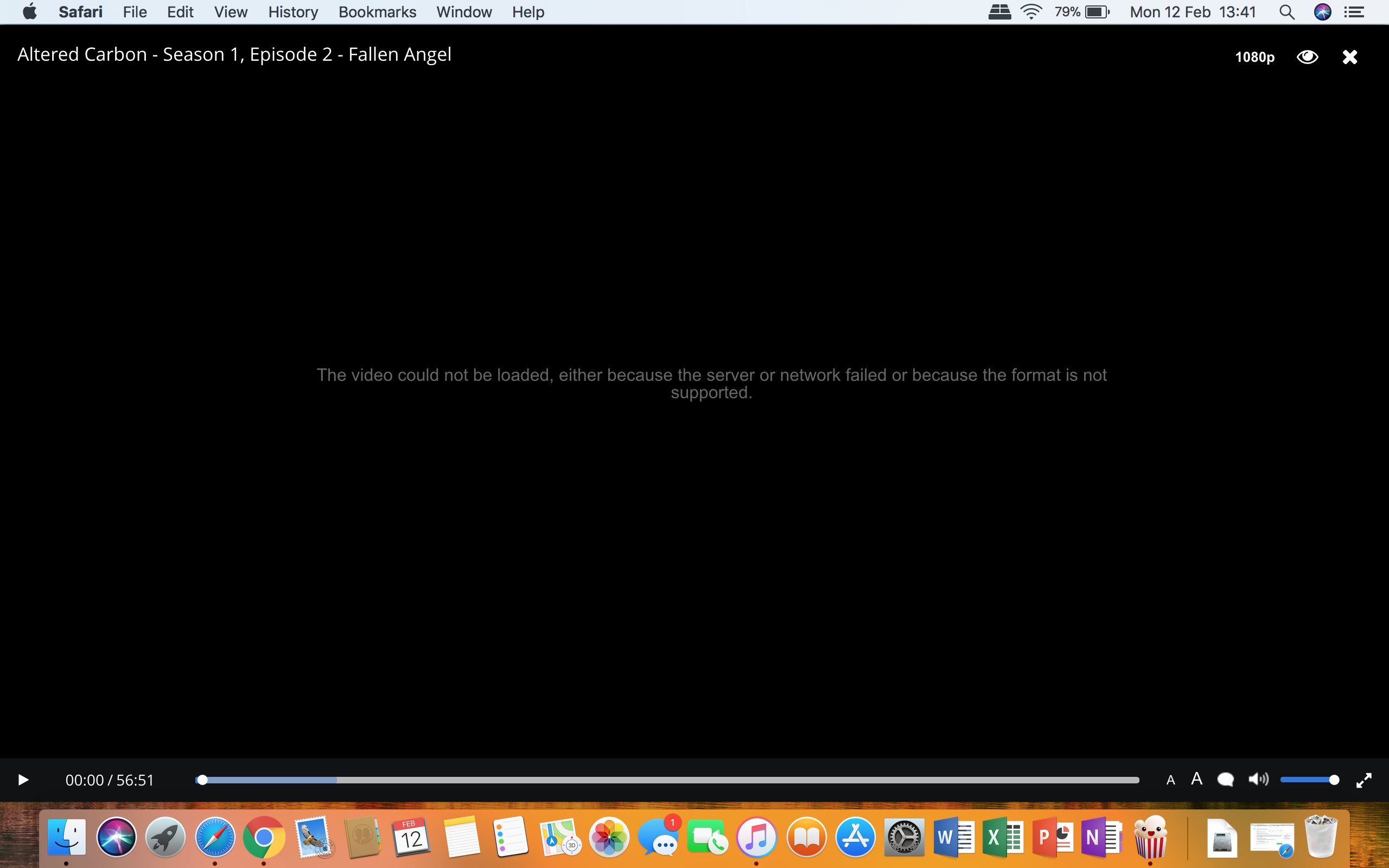 Episodes not playing error message · Issue 700 · popcornofficial
