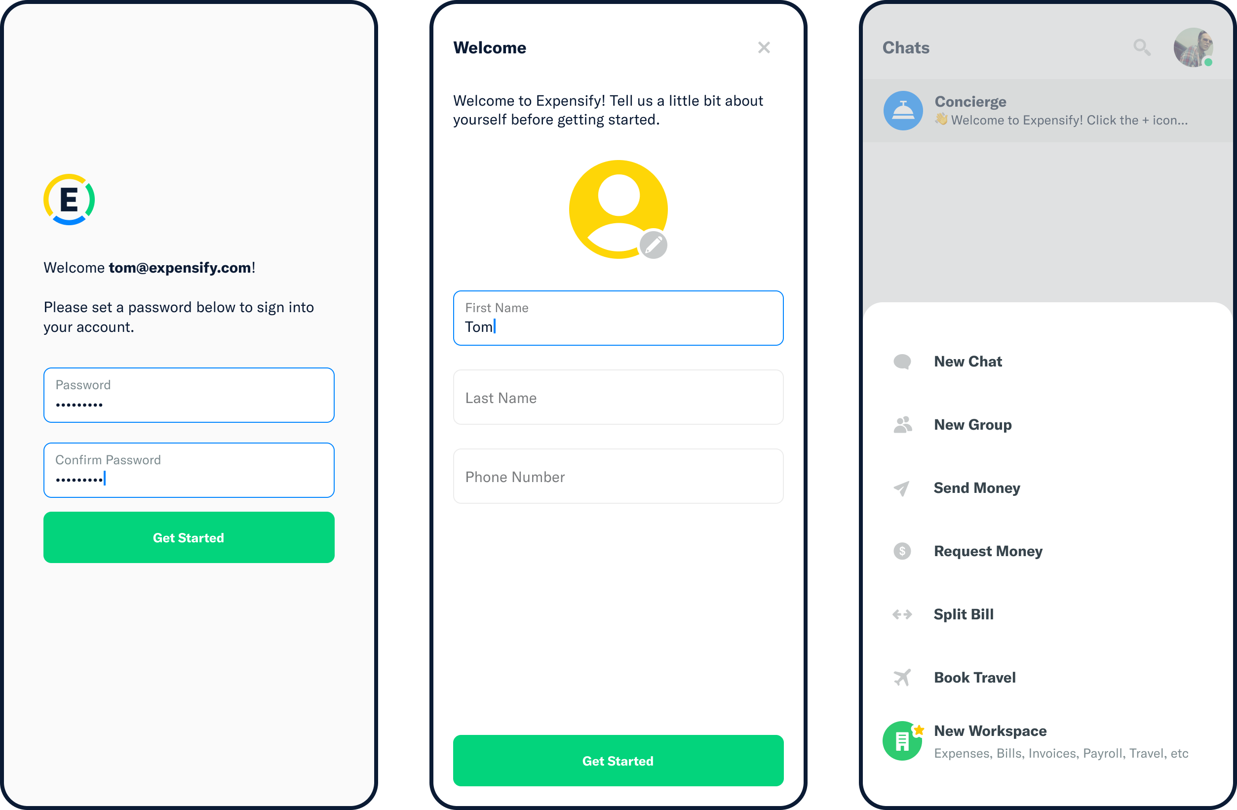 [250] Add a step to the set password sign in flow · Issue