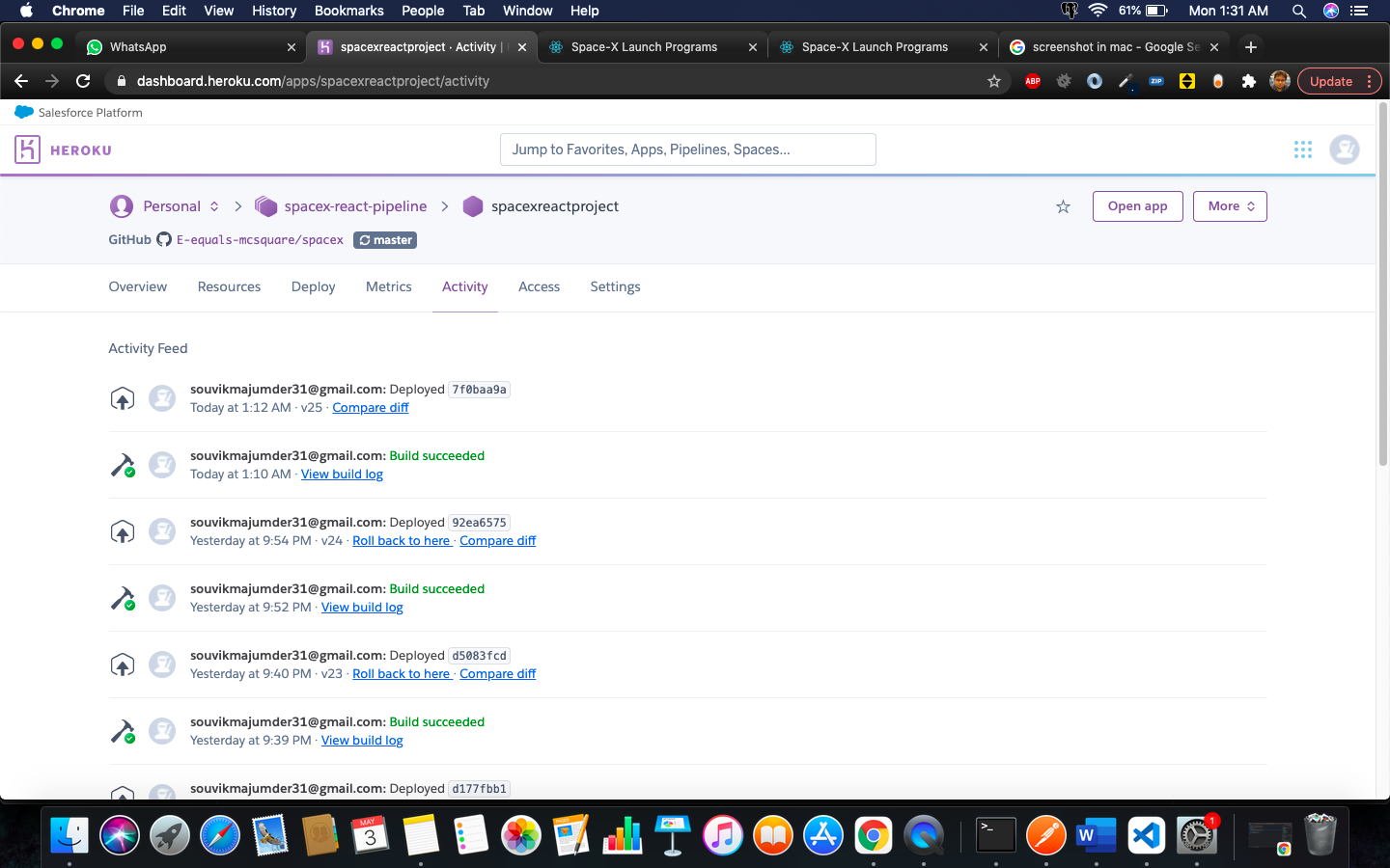 GitHub - E-equals-mcsquare/spacex: SpaceX Launch Programs