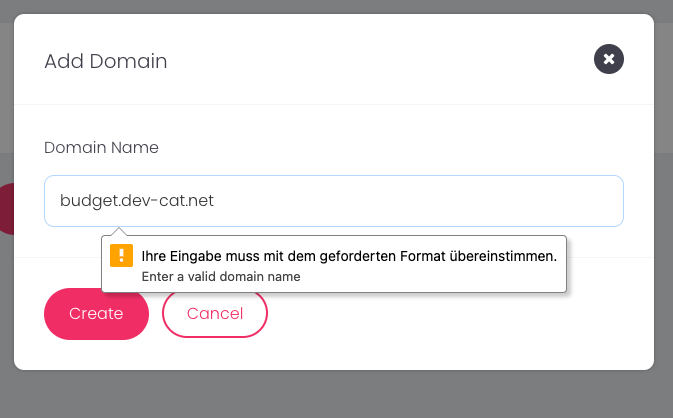 Custom Domain pattern check is not working · Issue #915 · appwrite ...