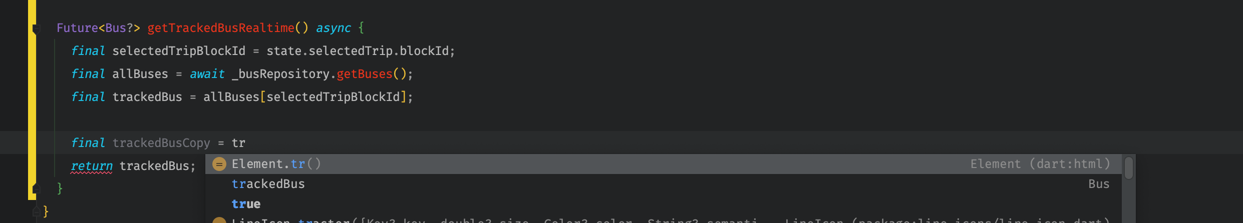 IntelliJ 2020.3: Dart code completion partially bad · Issue #44653 ...