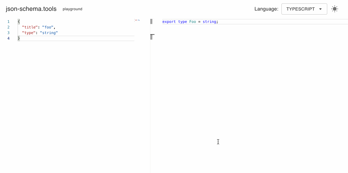 json-schema-playground