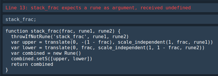 is_rune error message with multiple runes unclear · Issue #1481 ...