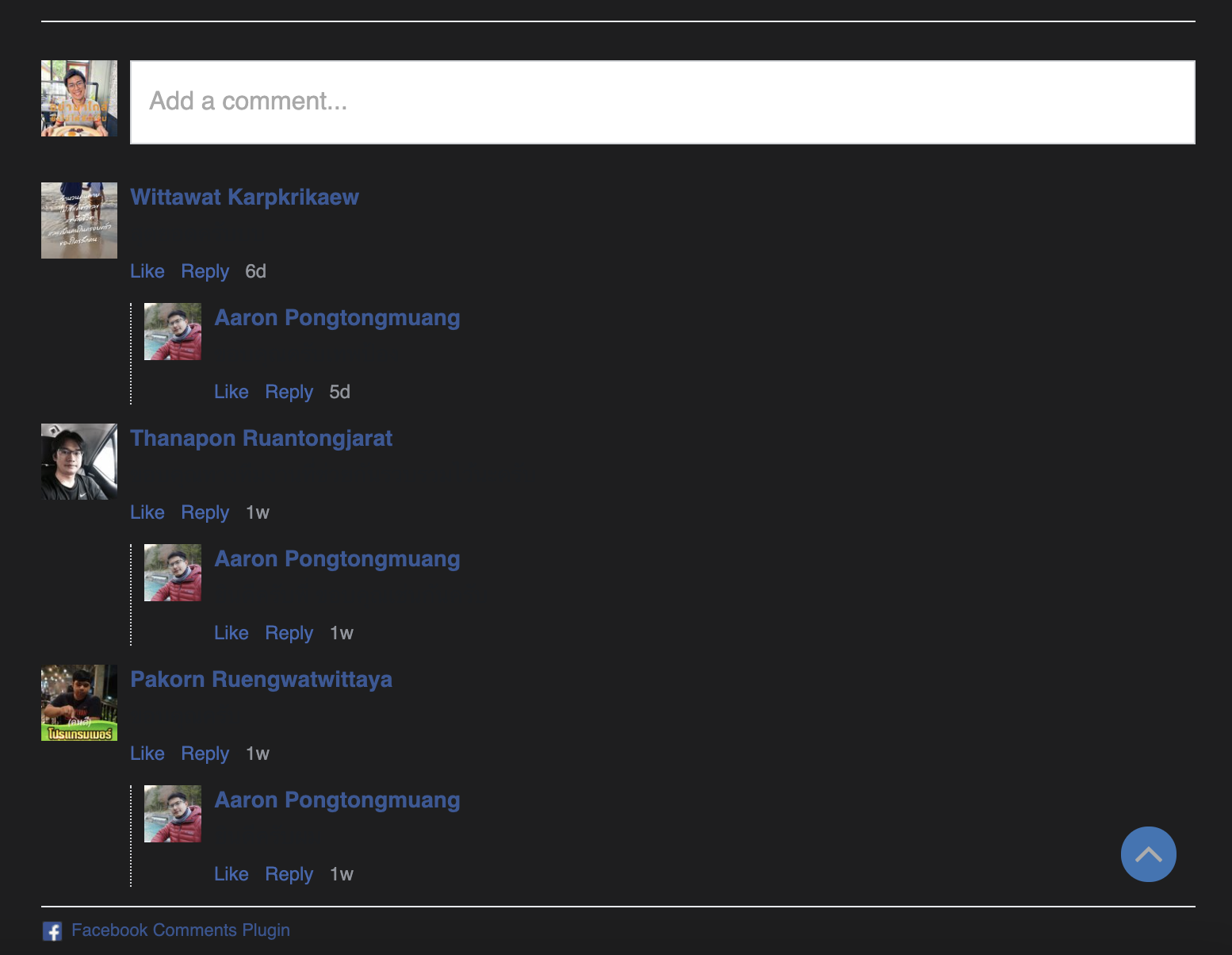 Facebook Comment doesn't dark theme · Issue #122 · dotnetthailand ...