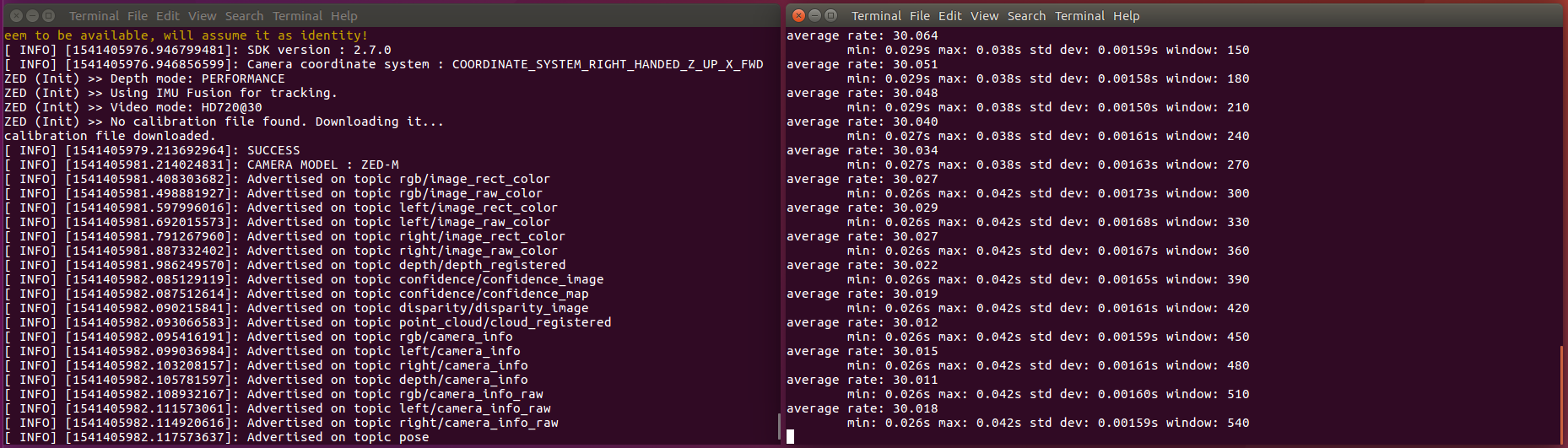 Frame rate drop while subscribing to image topics on Jetson TX2 · Issue