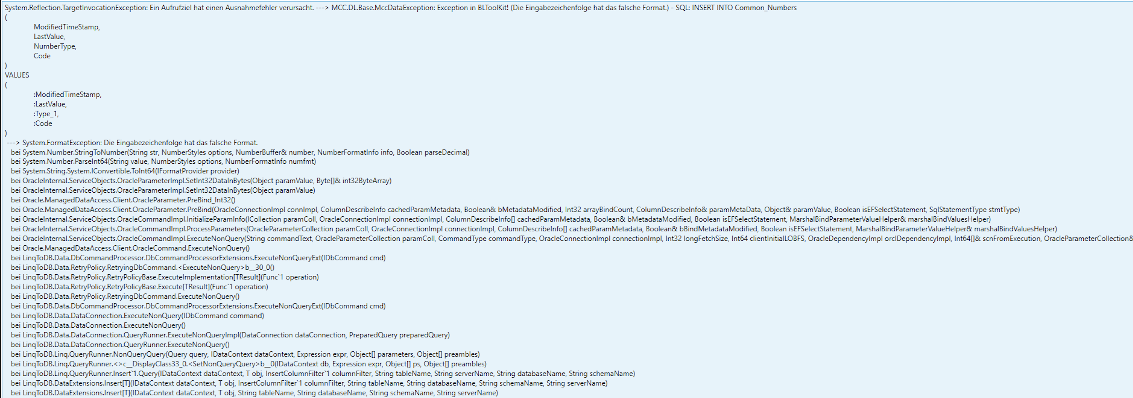Since Update to 3.0 DataType in Mapping is needed.... · Issue #2372 ...