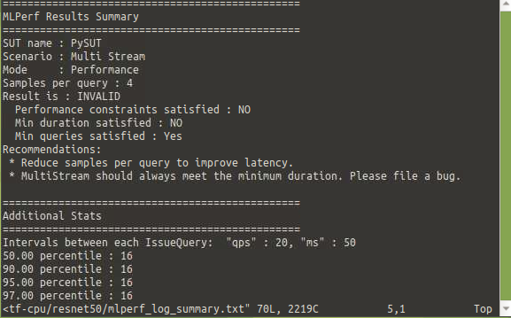 MultiStream TestScenario is always INVALID · Issue #563 · mlcommons ...