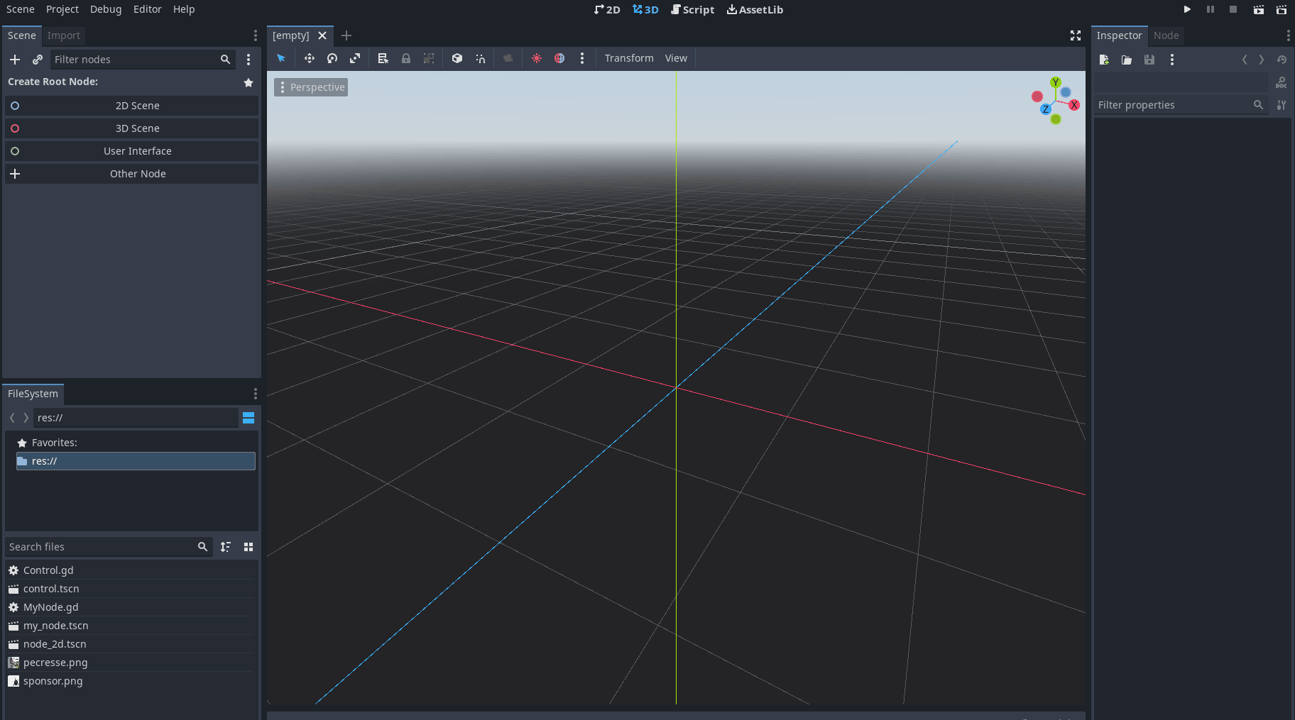 Y Axis line disapears in 3D Editor when resizing side docks · Issue ...