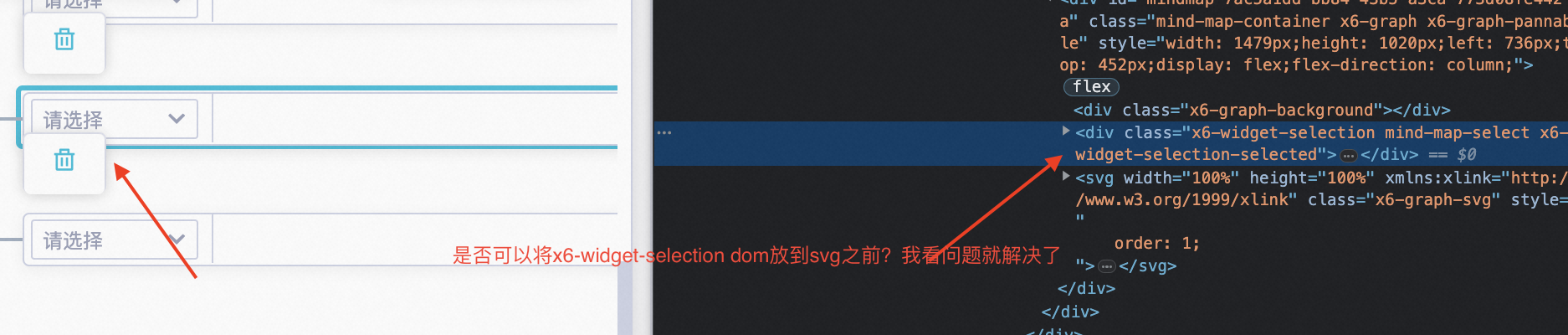 选择框的层级太高，覆盖住了下层节点的弹层 · Issue #3500 · antvis/X6 · GitHub