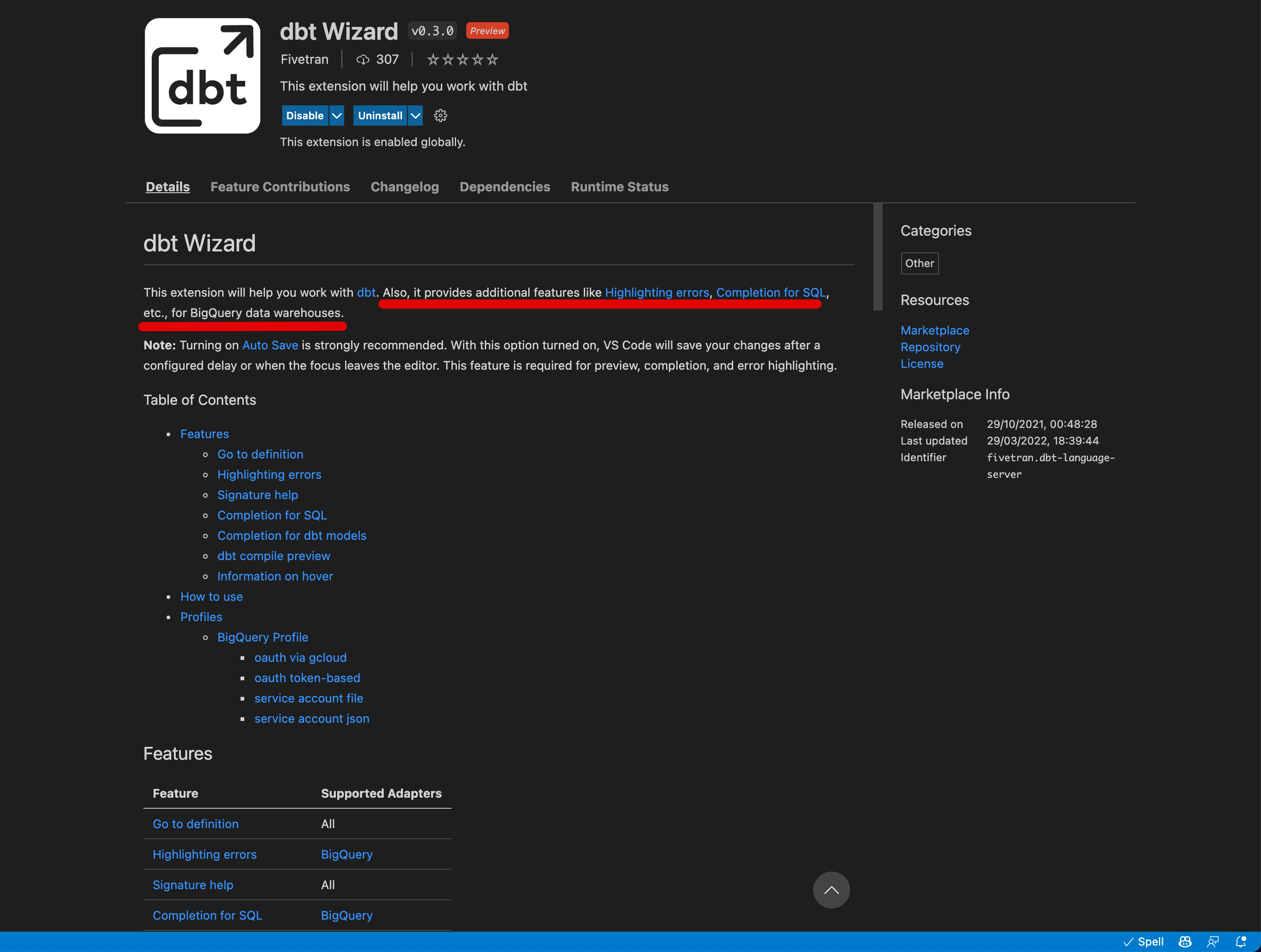 microsoft marketplace vs code