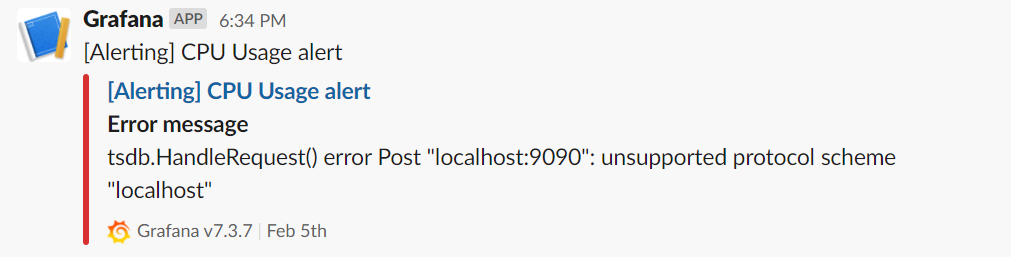 Slack alerts not being sent · Issue #31051 · grafana/grafana · GitHub