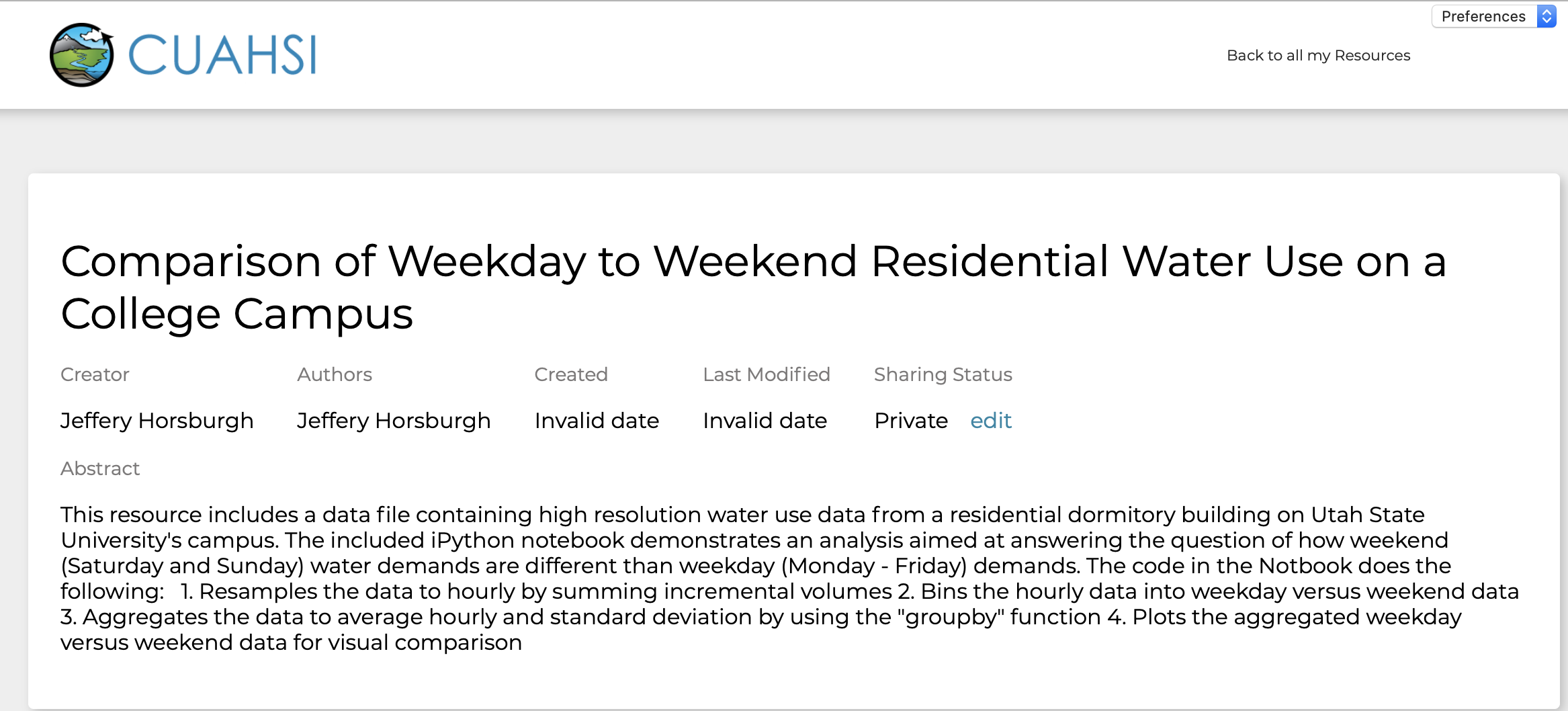 Improper CSS for Preferences Drop-down · Issue #67 · hydroshare ...