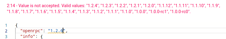 Playground doesn't follow "latest spec" · Issue #442 · open-rpc ...