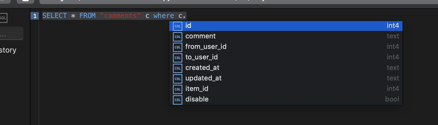 Add support for autocomplete on table aliases · Issue #854 · TablePlus ...