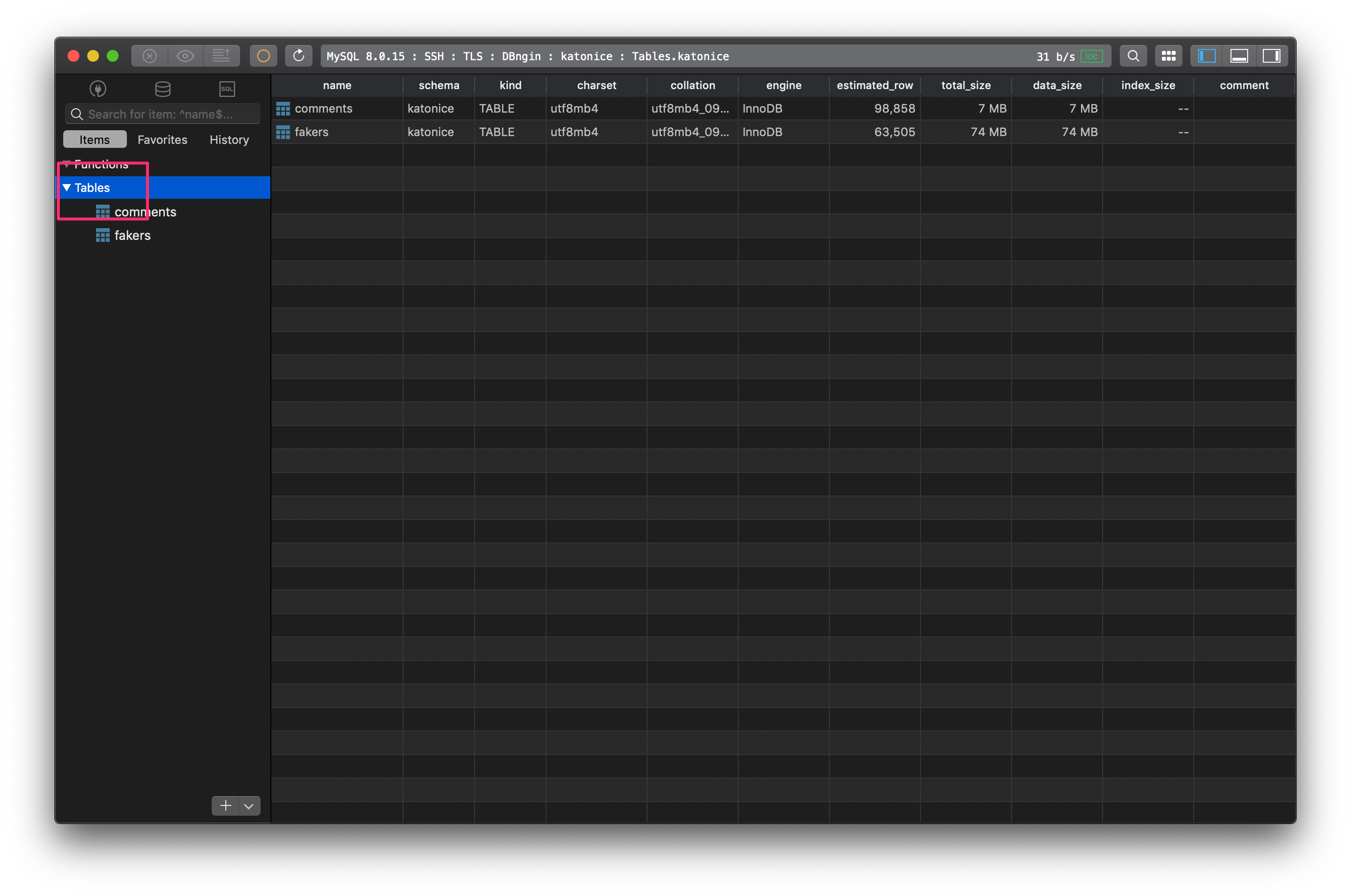 How to view mysql table information in tableplus? · Issue #1386 ...