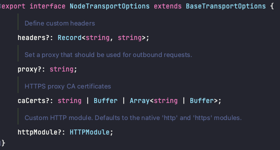 TypeScript - dsn property not found in NodeOptions · Issue #5835 ...