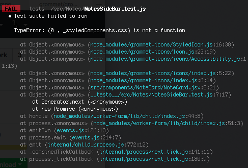 TypeError: (0 , _styledComponents.css) is not a function · Issue #46 ...