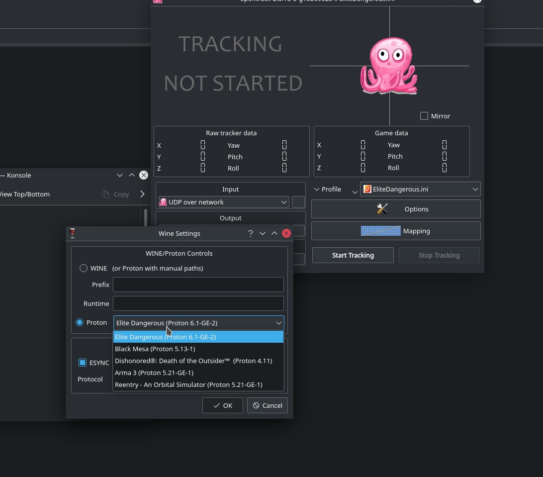 Discussion Wine/Proton handling improvements · Issue 1260 · opentrack