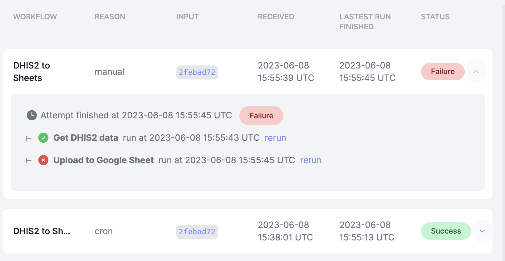 Example runs for demo incorrect · Issue #856 · OpenFn/Lightning · GitHub