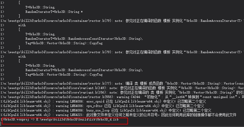 build broken on Windows · Issue #2362 · urho3d/urho3d · GitHub