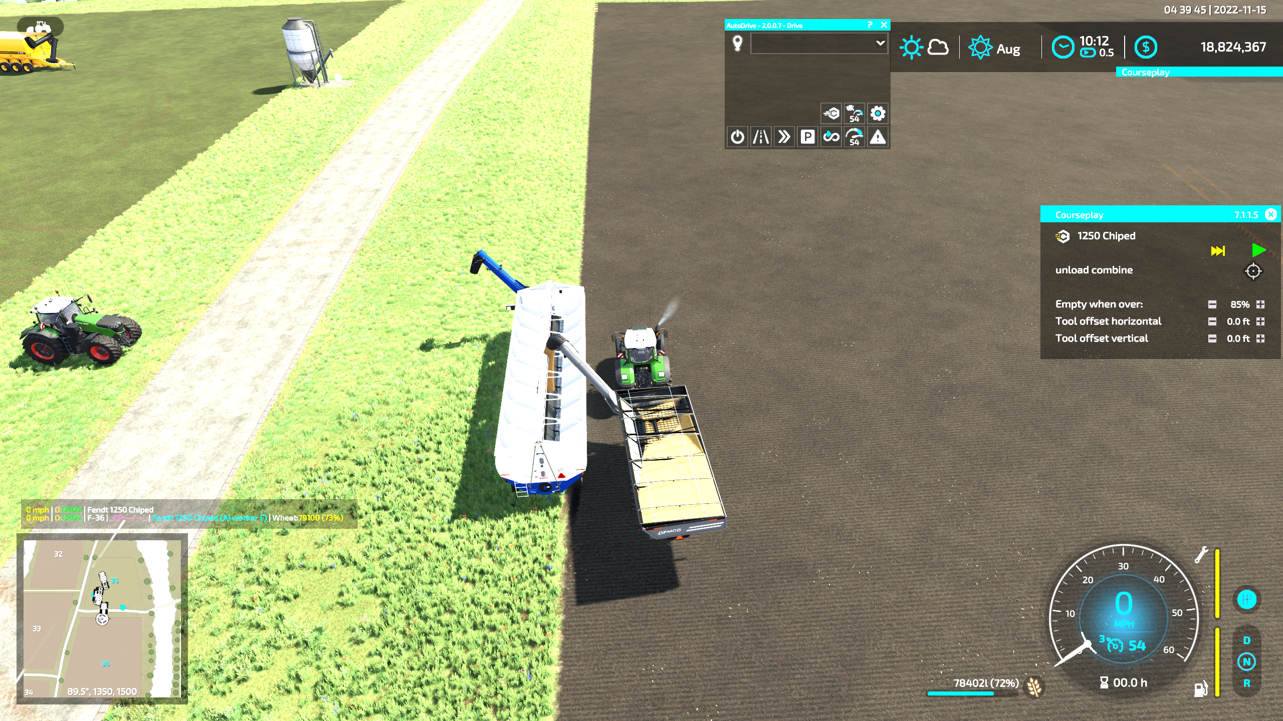 [BUG_SP] Unloader path too close to vehicle · Issue #2103 · Courseplay ...