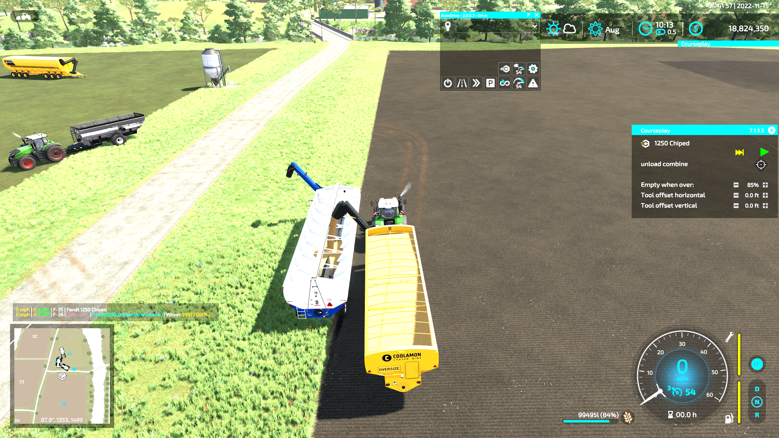 [BUG_SP] Unloader path too close to vehicle · Issue #2103 · Courseplay ...