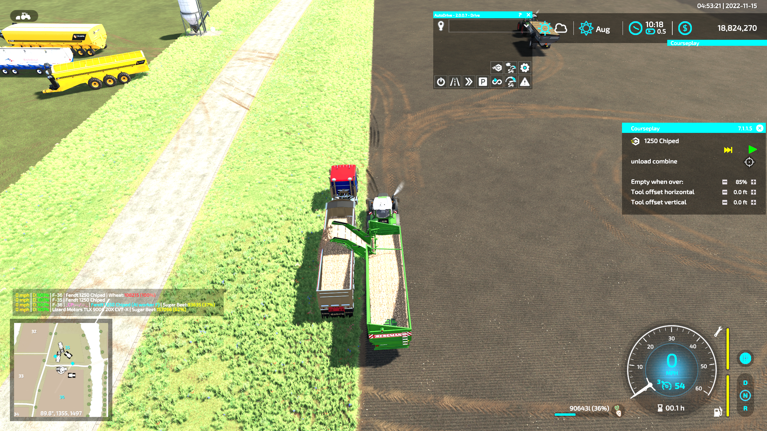 [BUG_SP] Unloader path too close to vehicle · Issue #2103 · Courseplay ...