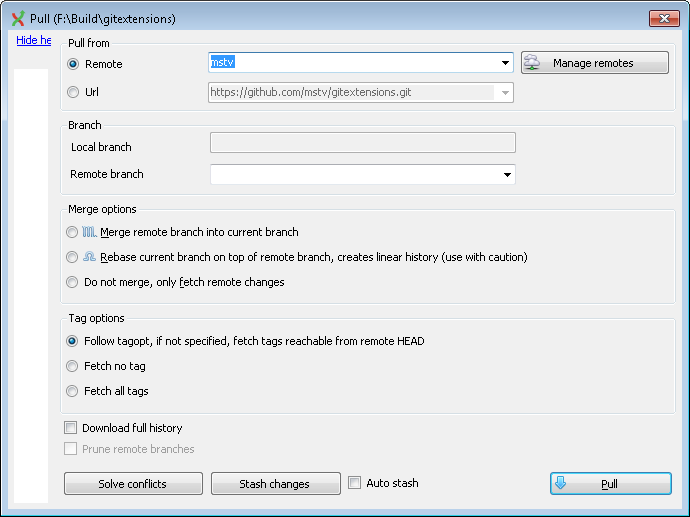 AppSetting.DefaultPullAction must not be set by FormPush and ...