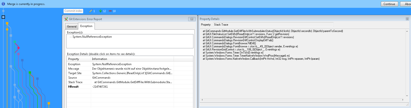 NRE on Ctrl+A · Issue #7898 · gitextensions/gitextensions · GitHub