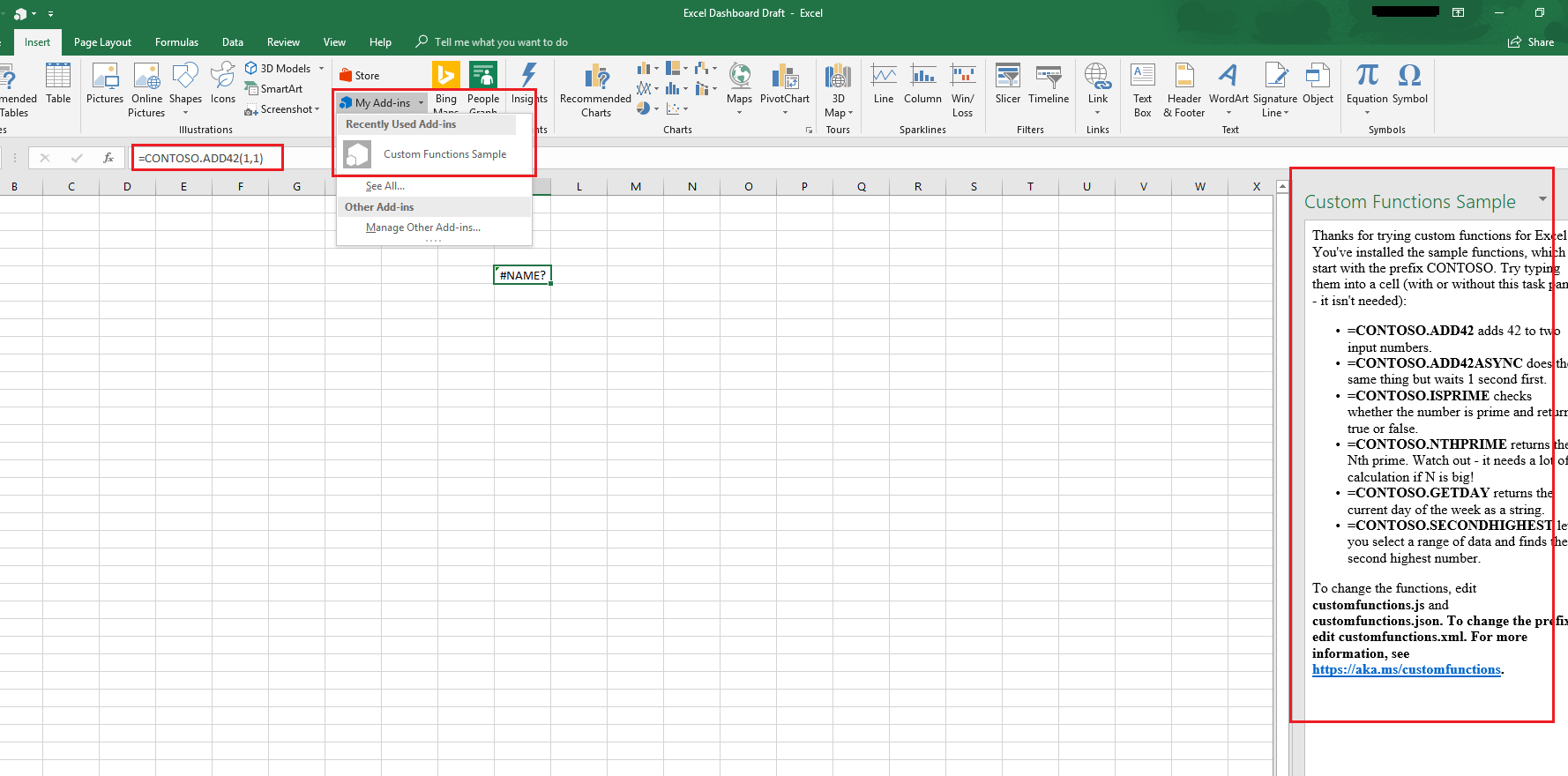 CONTOSO functions not loading - #NAME? errors · Issue #258 · OfficeDev ...
