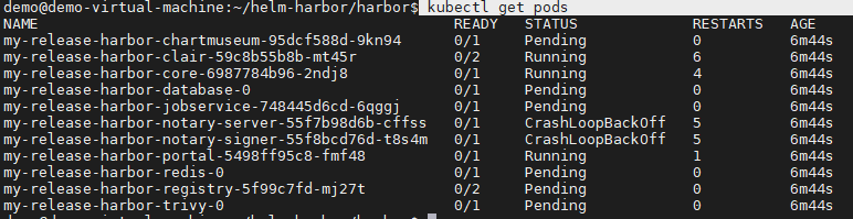 harbor failed to deploy in kubernetes · Issue #12662 · goharbor/harbor ...
