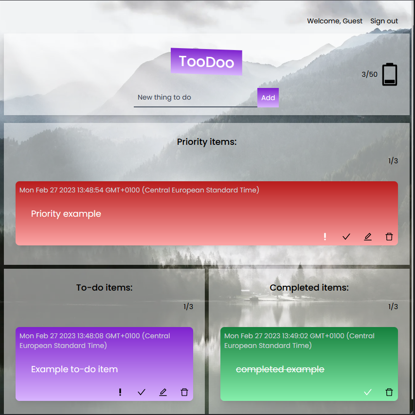 GitHub - WietseV/TooDoo: An authenticated to-do application with firebase