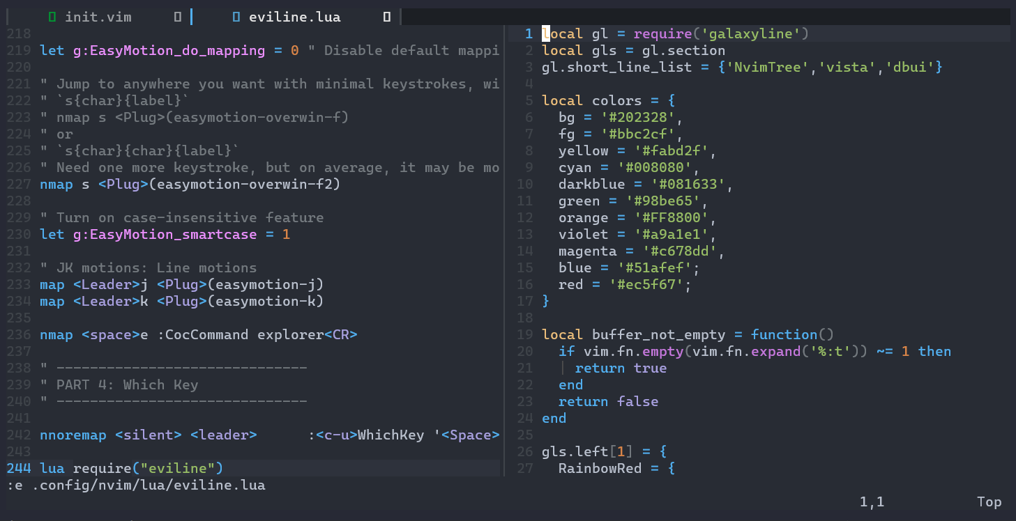 Statusline not showing up · Issue #90 · glepnir/galaxyline.nvim · GitHub