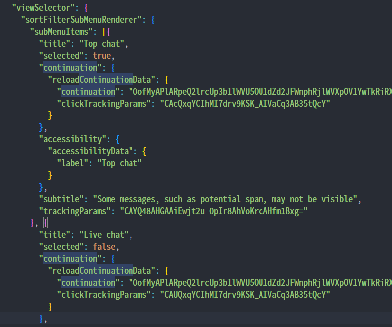 Please add support for parsing messages from "Live chat" (not "Top chat