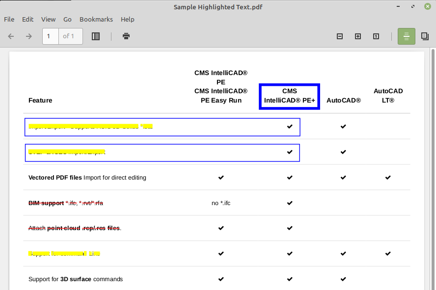 Highlighted Text In Xreader