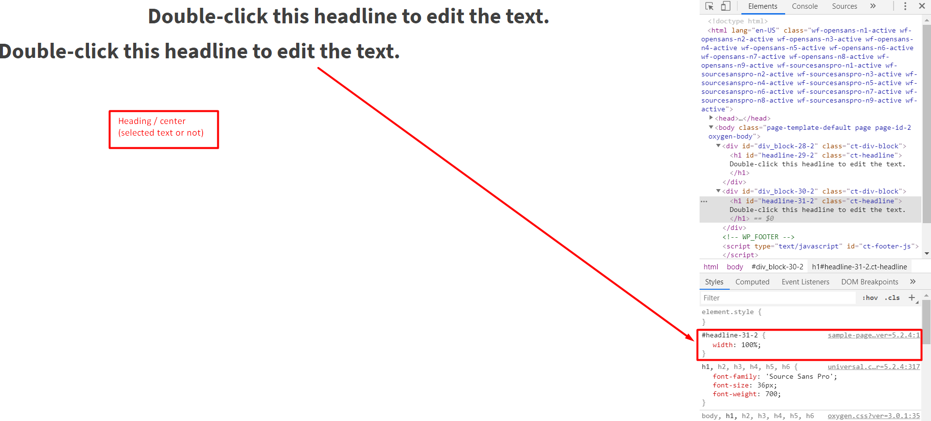 Align buttons in heading widget don't work with Firefox · Issue #667 ...