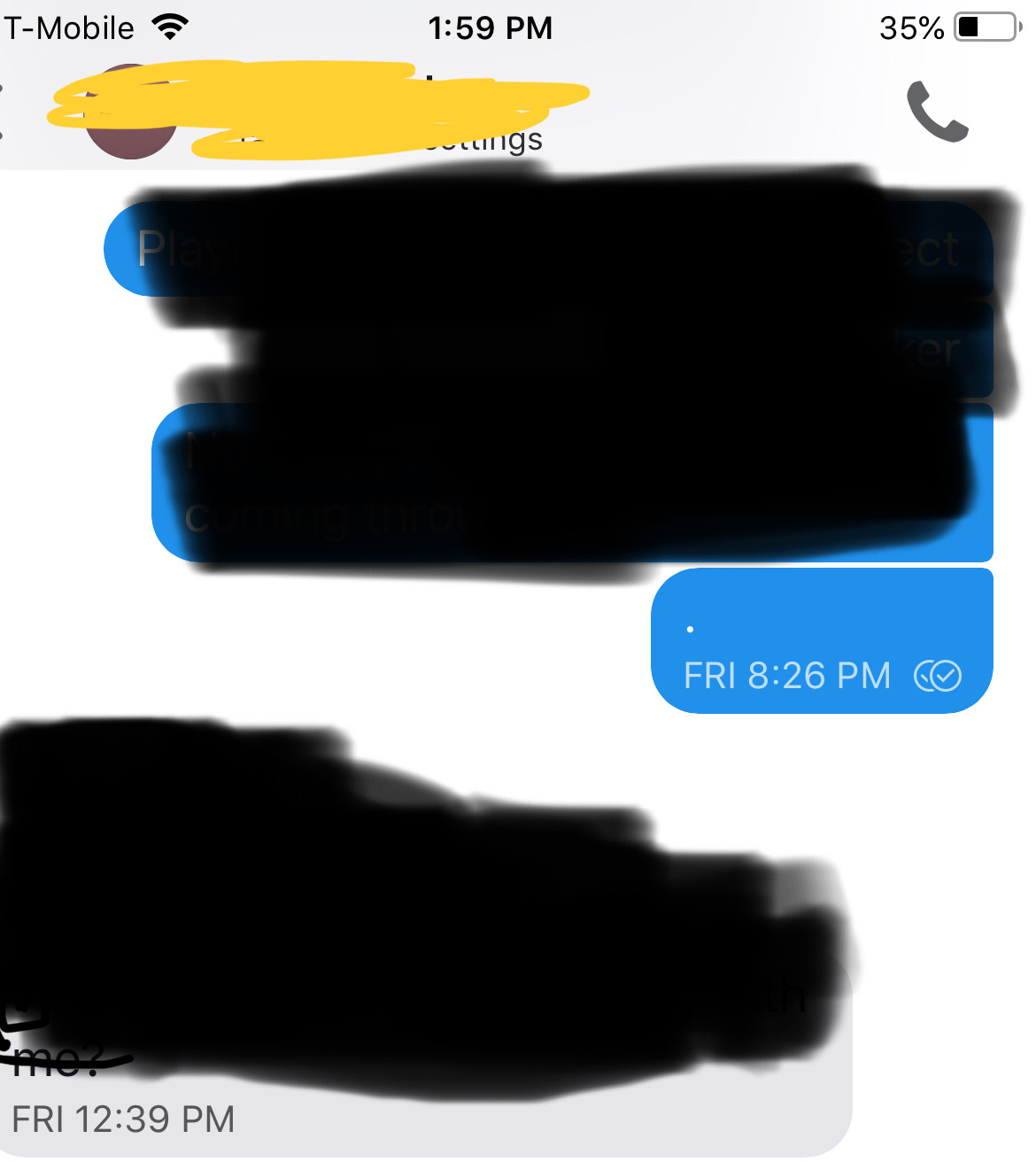 Not receiving messages until i reply. Some messages not recvd at all ...