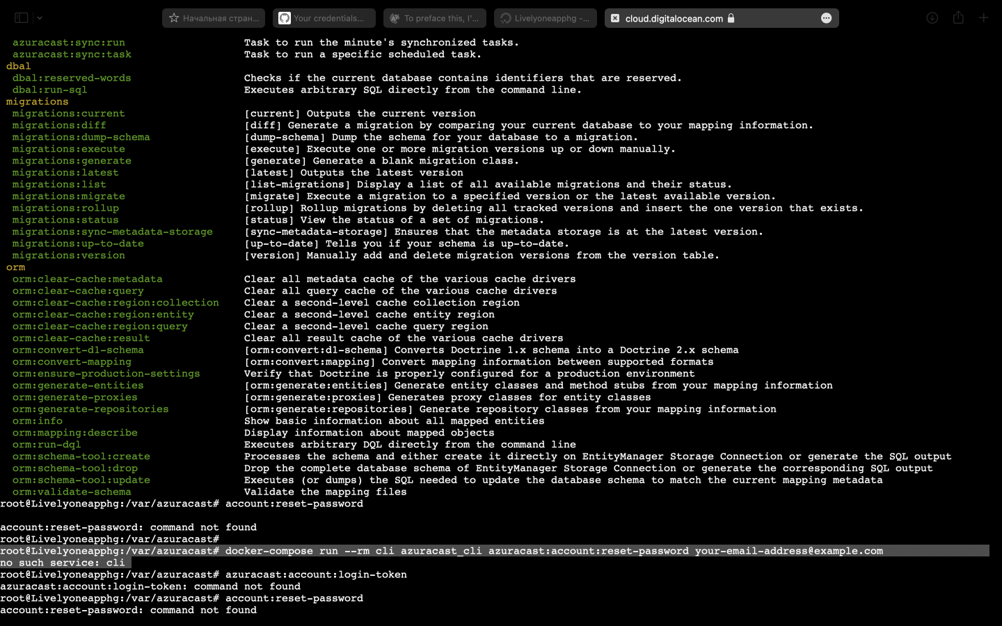 Your Credentials Could Not Be Verified Issue 5784 AzuraCast 