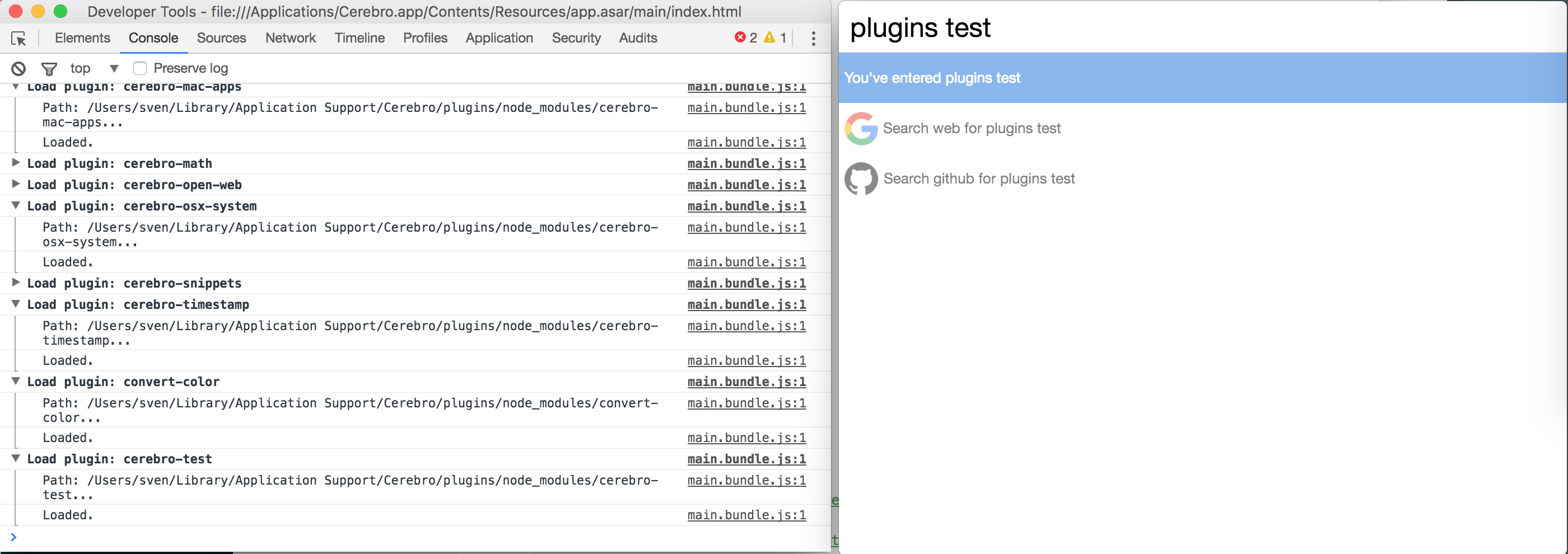 Plugin isn't listed as installed when developing · Issue #376 ...