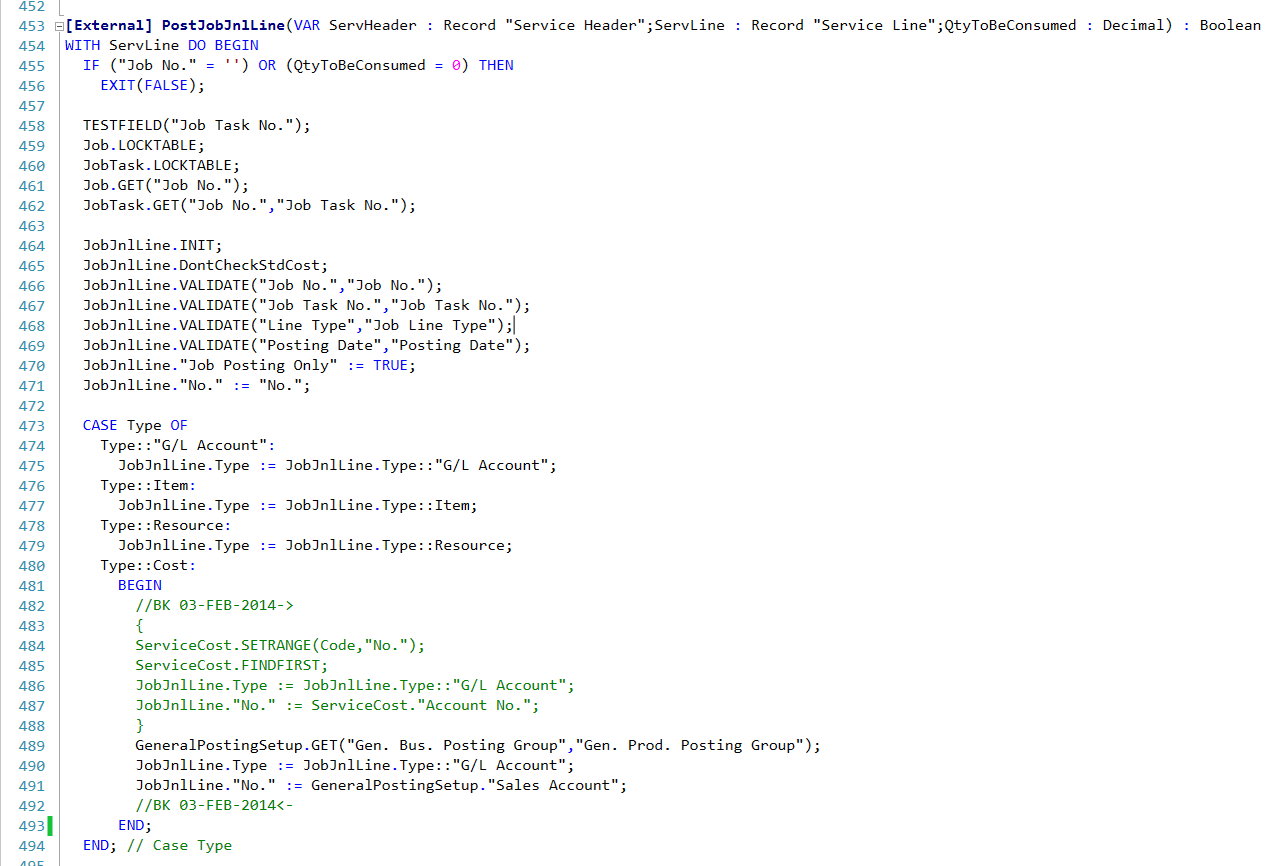 Event Request Codeunit 5987 Serv-Posting Journals Mgt. · Issue #4684 ...