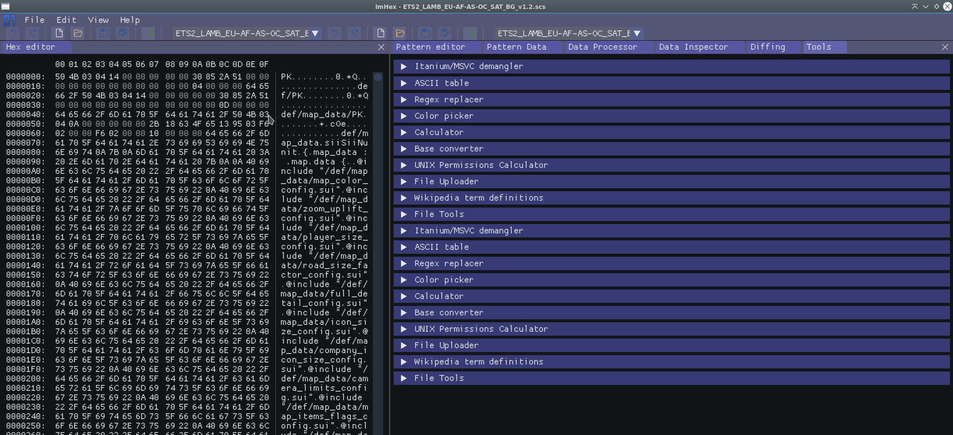 [Bug] Tool list is dublicated · Issue #349 · WerWolv/ImHex · GitHub