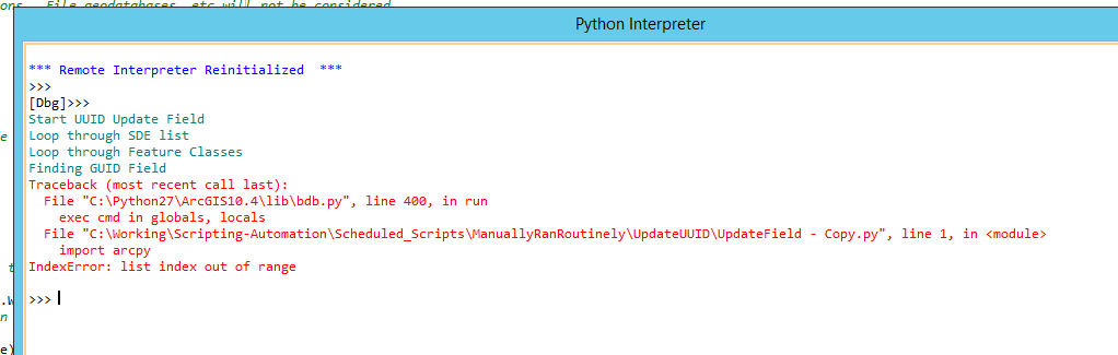 Python List Index out of Range Issue....Please help!!! · Issue #1 ...